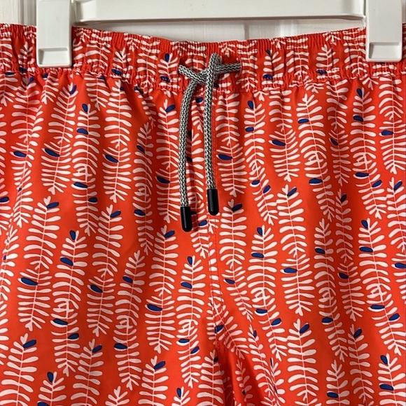 Men’s Tom & Teddy Paprika & Blue Rowan CLASSIC SWIM SHORTS Size Large - Picture 4 of 9